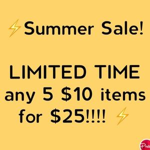 SUMMER SALE!!! LIMITED TIME!!⚡️